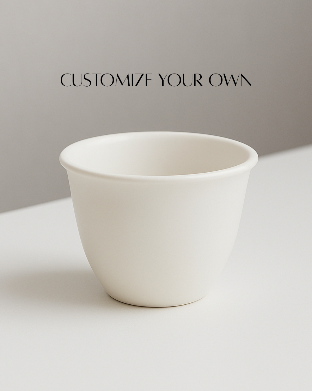 Customize your own coffee cups