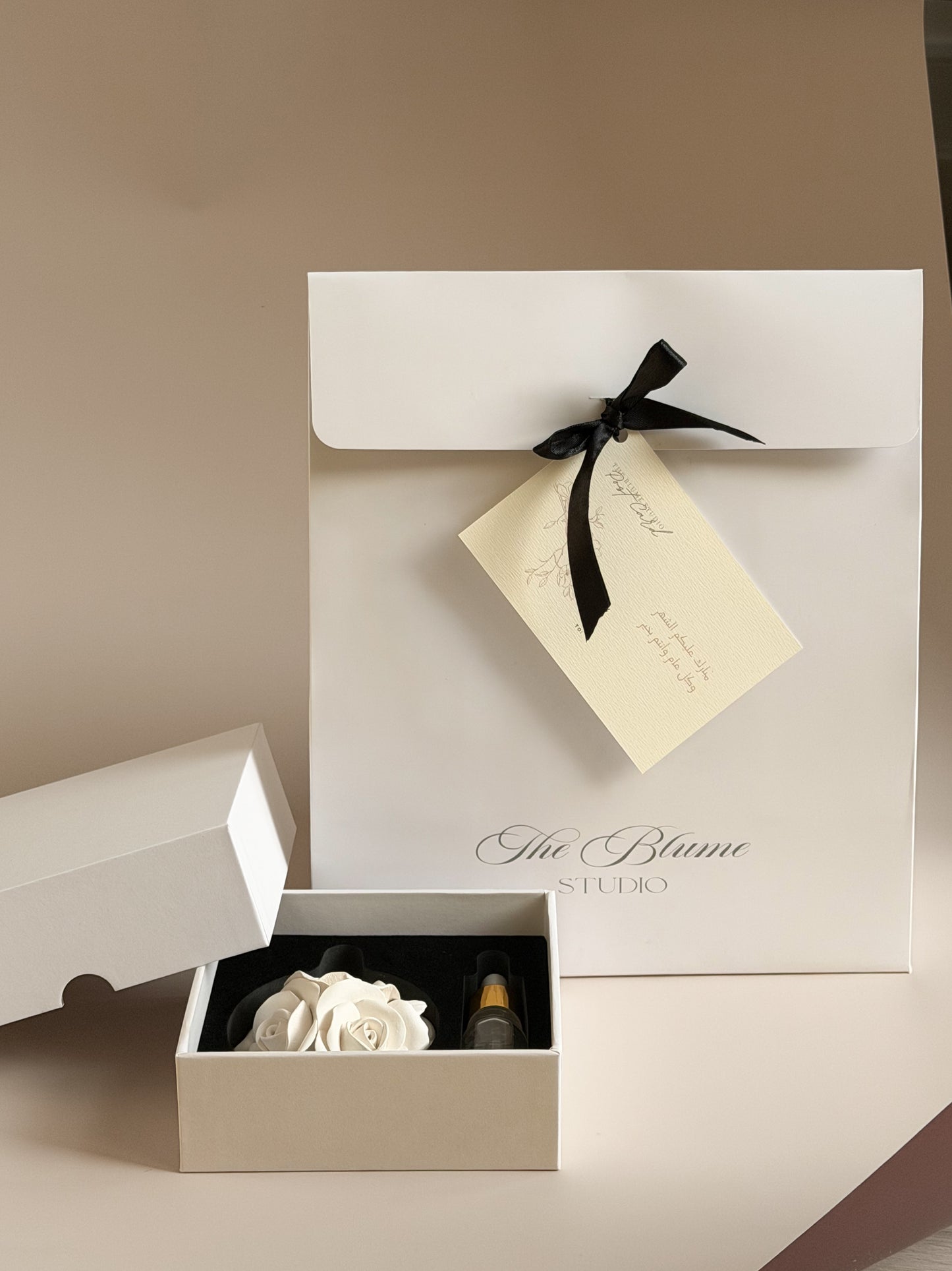 Mini Flower Plate Diffuser – White Musk